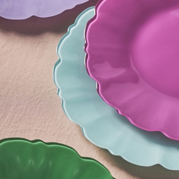 Adley pink glass side plates - Picture 13 of 16